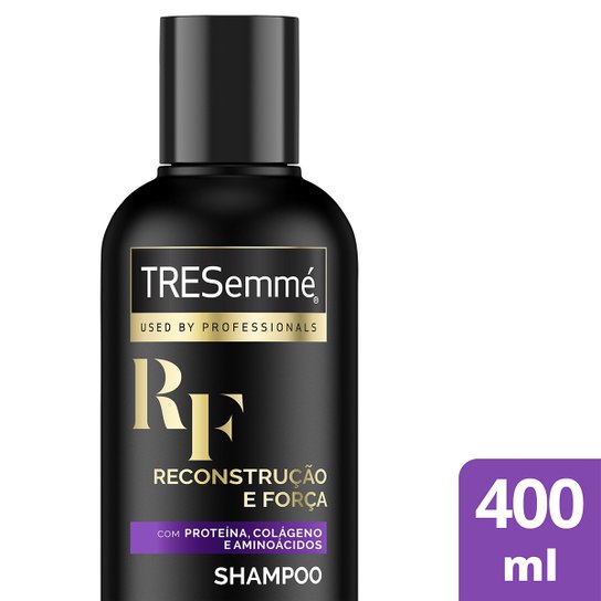 Shampoo Tresemmé Reconstrução e Força 400ml - Incolor é ruim? Shampoo Tresemmé Reconstrução e Força 400ml - Incolor é boa?