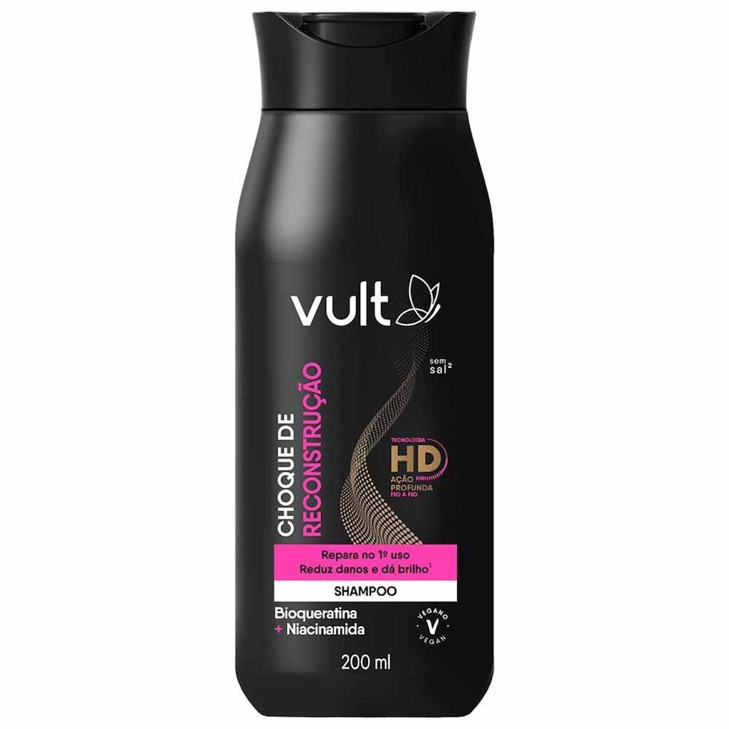 Shampoo Vult Choque de Reconstrução 200ml
