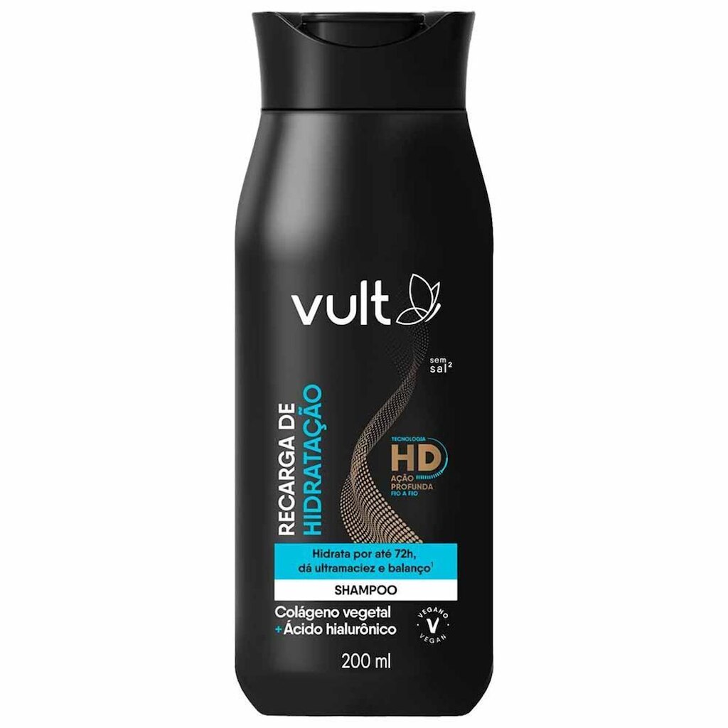 Shampoo Vult Recarga de Hidratação 200ml
