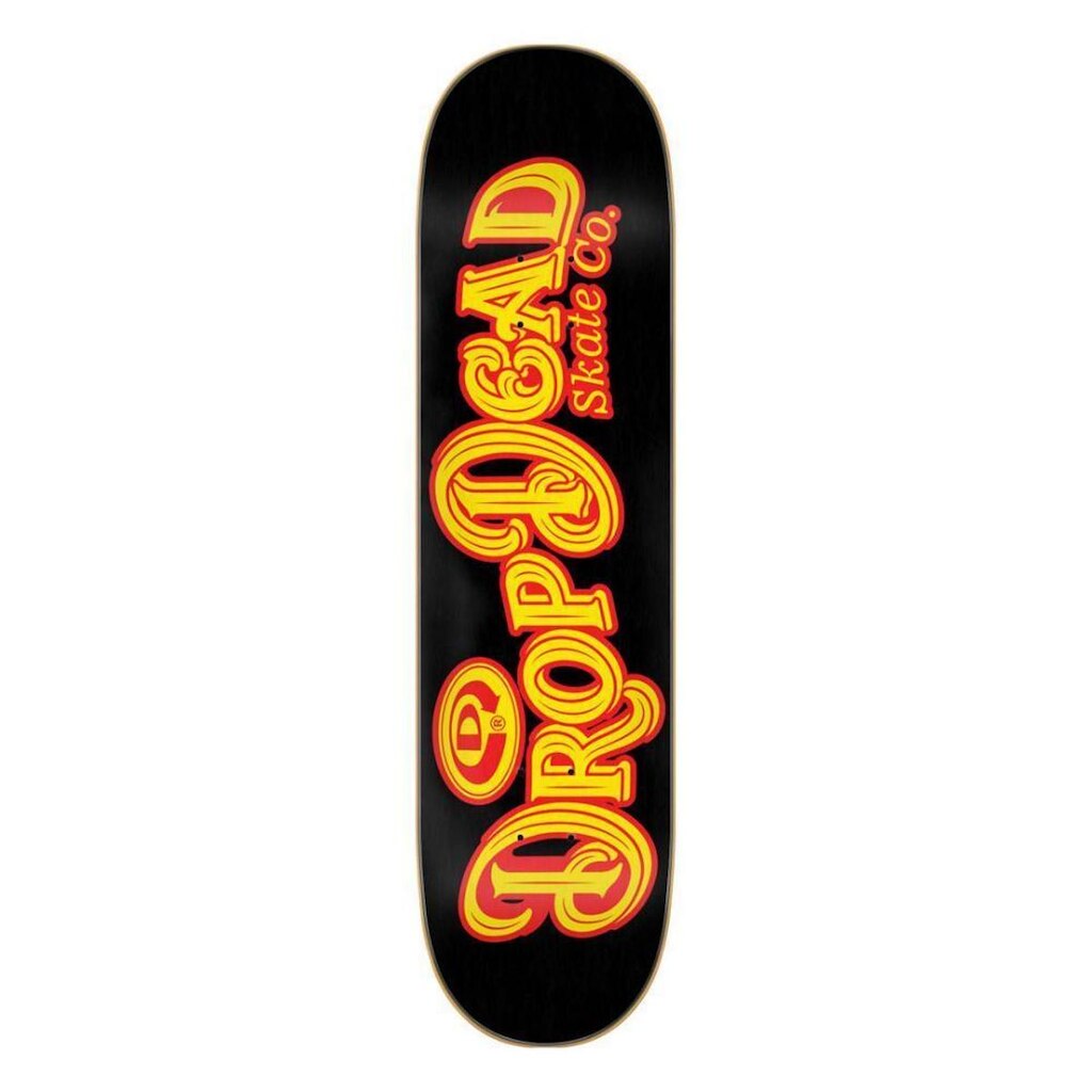 SHAPE DROP DEAD MARFIM LOGO SERIE SKATE CO. PRETO 8.1