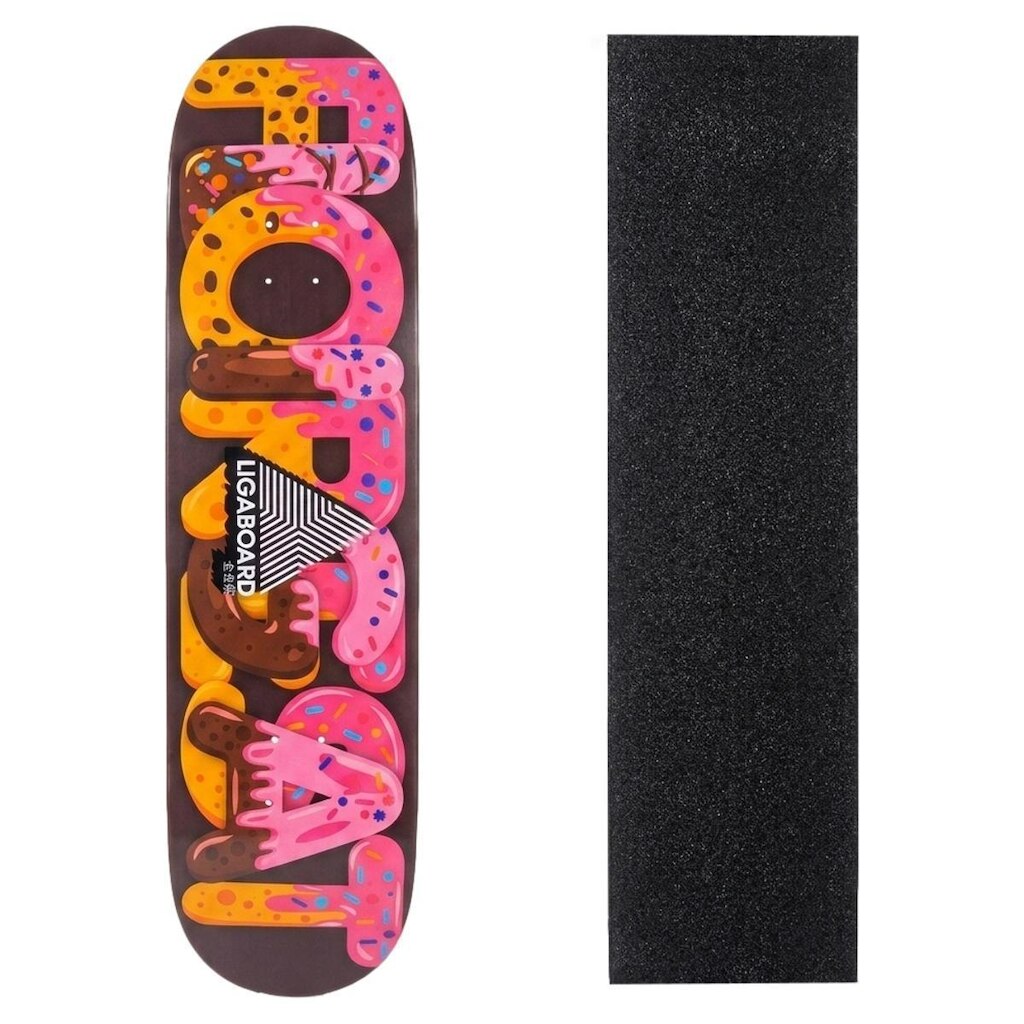 Shape Florest 8.0 Marfim Resistente Skate Lixa Nacional