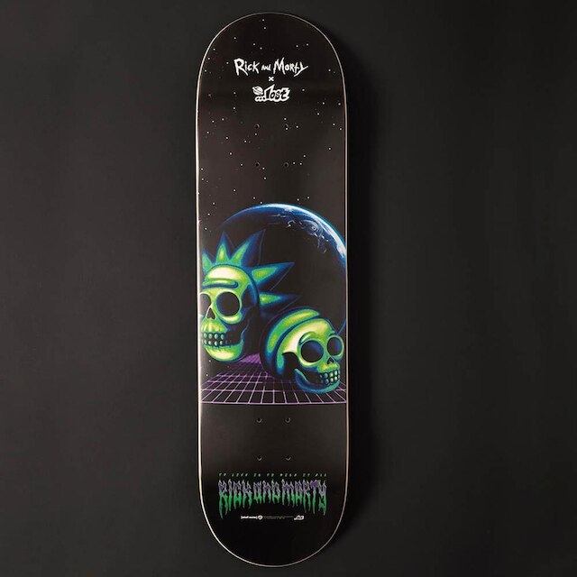 Shape Lost X Rick And Morty Maple Skull - 8.5