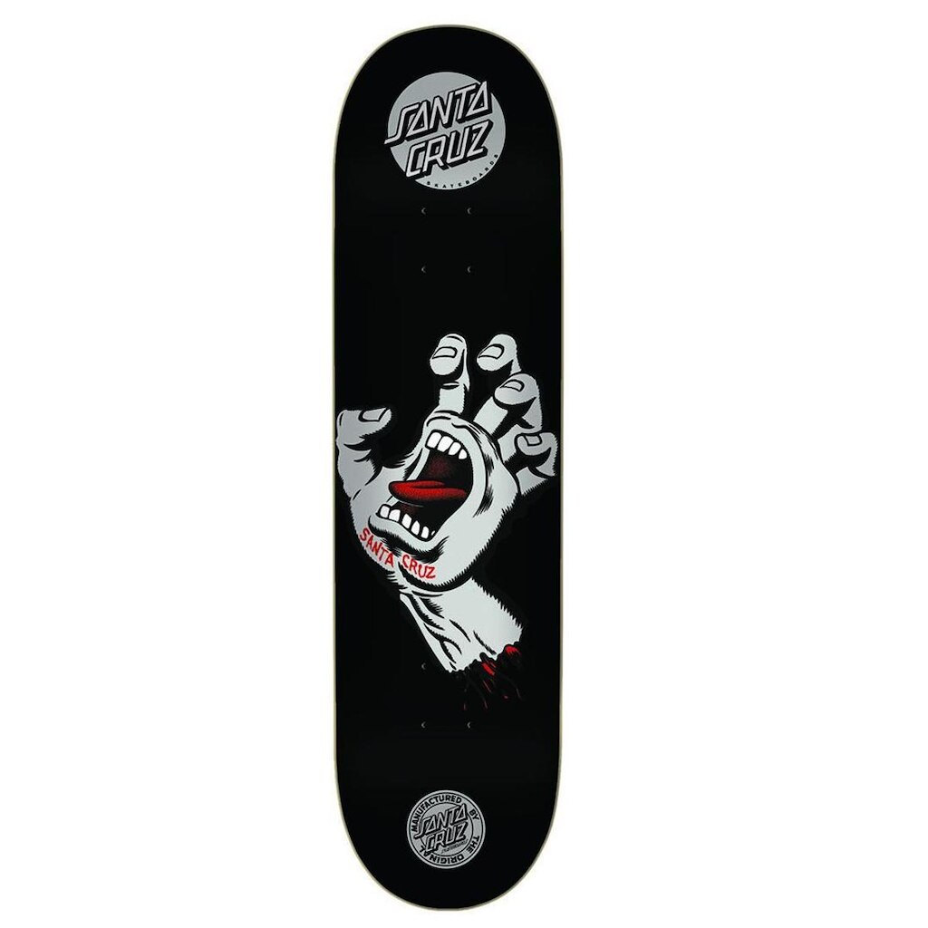 Shape Santa Cruz Marfim Powerlyte Screaming Hand Black - 8.12