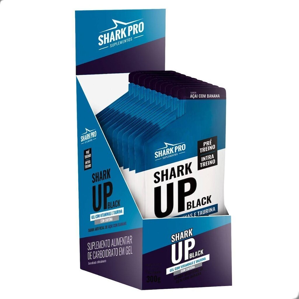 Shark UP Black Carbo Gel Endurance 30g Box 10 Sache Shark Pro