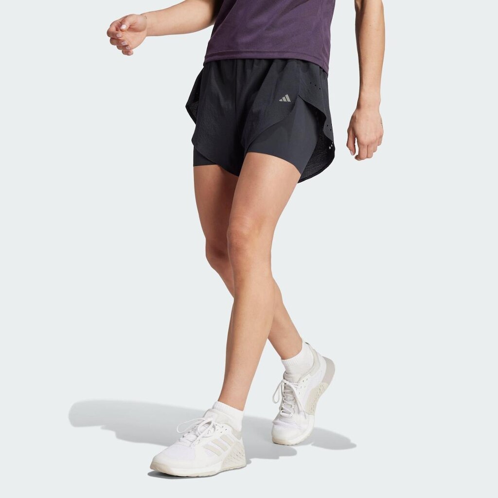Short Adidas 2 em 1 Designed for Training Heat.Rdy Hiit Feminina