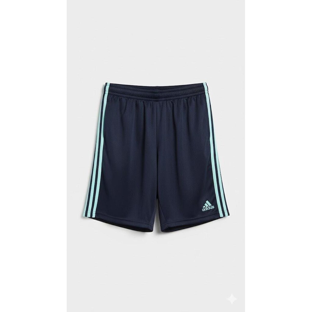 Short Adidas 3S Preto + Verde-Claro HY1154