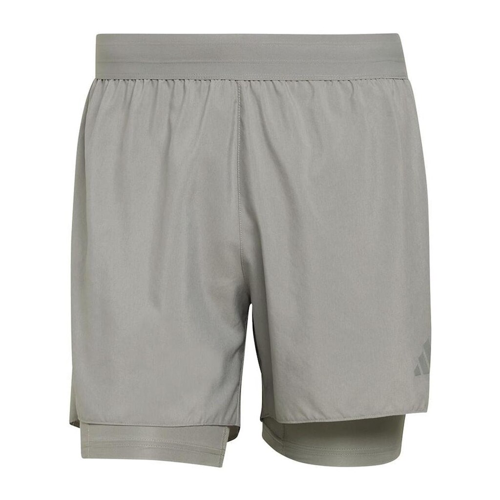 SHORT ADIDAS ADI365 ESS 2IN1 MASCULINO - CINZA M