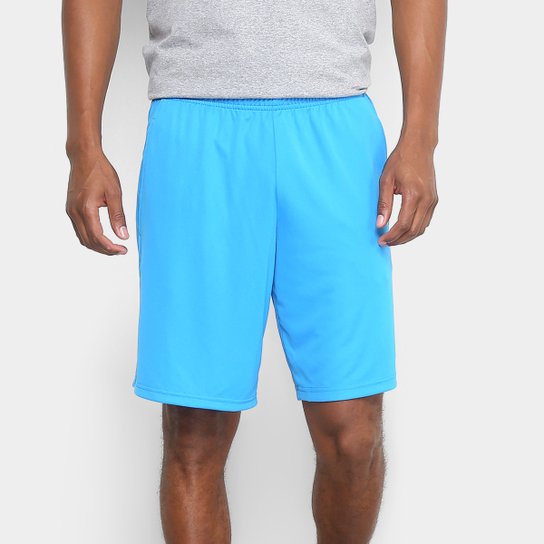 Short Adidas Bermuda Plain Masculina - Azul e Preto Menor preço em Short Adidas Bermuda Plain Masculina - Azul e Preto