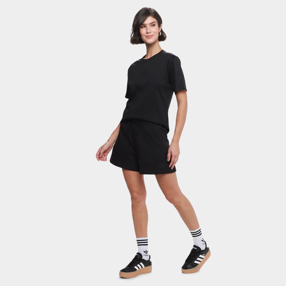 Short Adidas Casual Sport Feminino - 5