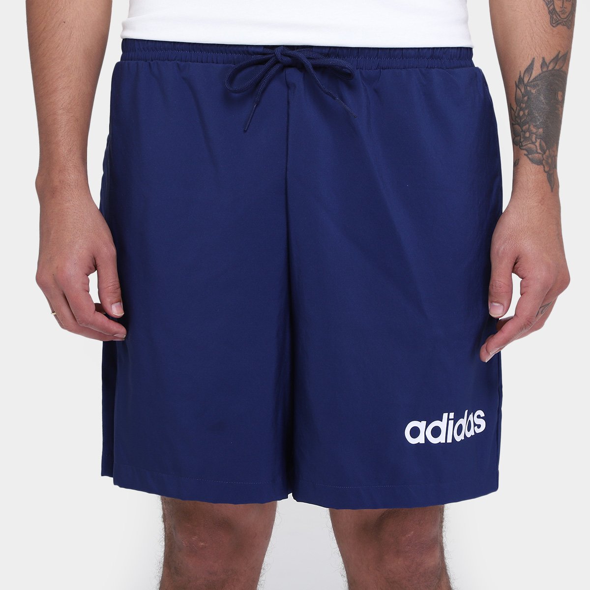 Short Adidas Chelsea Linear Logo Masculino Menor preço em Short Adidas Chelsea Linear Logo Masculino