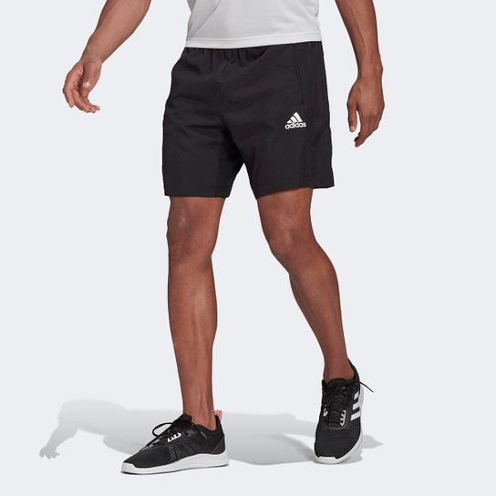 Short Adidas D2M Plano Masculino - Preto é ruim? Short Adidas D2M Plano Masculino - Preto é boa?