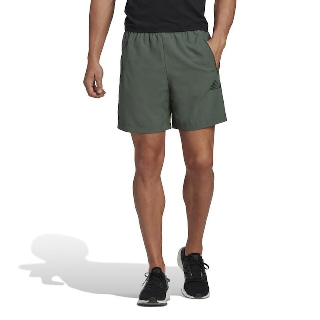 Menor preço em Short Adidas D2M Plano Masculino - Oliva