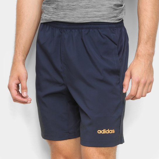Short Adidas Design 2 Move Masculino - Marinho e Laranja Menor preço em Short Adidas Design 2 Move Masculino - Marinho e Laranja