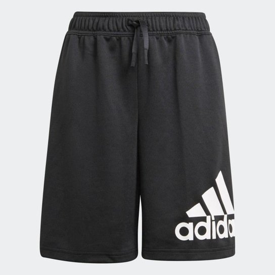 SHORT ADIDAS DESIGNED 2 MOVE INFANTIL - Preto+Branco Menor preço em SHORT ADIDAS DESIGNED 2 MOVE INFANTIL - Preto+Branco