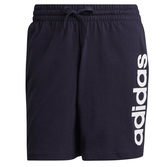 Short Adidas Logo Linear Masculino - Marinho+Branco é ruim? Short Adidas Logo Linear Masculino - Marinho+Branco é boa?