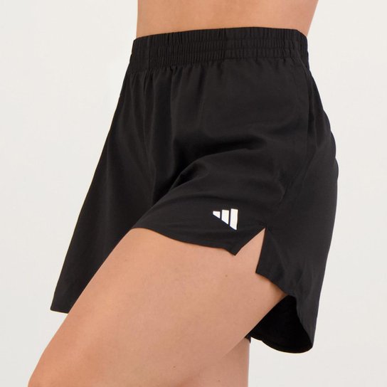 Short Adidas Made 4 Training Minimal Feminino - Preto+Branco Menor preço em Short Adidas Made 4 Training Minimal Feminino - Preto+Branco
