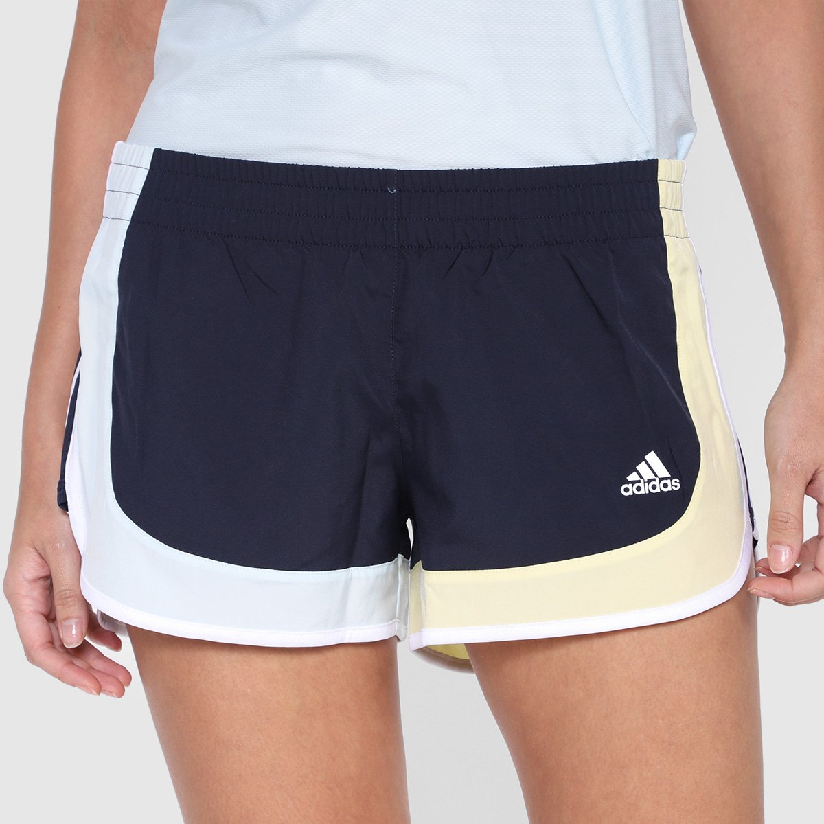 Short Adidas Marathon 20 Colorblock Feminino Menor preço em Short Adidas Marathon 20 Colorblock Feminino