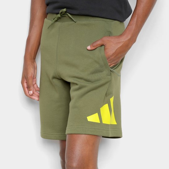 Short Adidas Moletom Logo Masculino - Verde Militar é ruim? Short Adidas Moletom Logo Masculino - Verde Militar é boa?