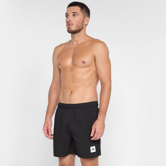 Short Adidas Natação Solid Masculino - Preto Menor preço em Short Adidas Natação Solid Masculino - Preto