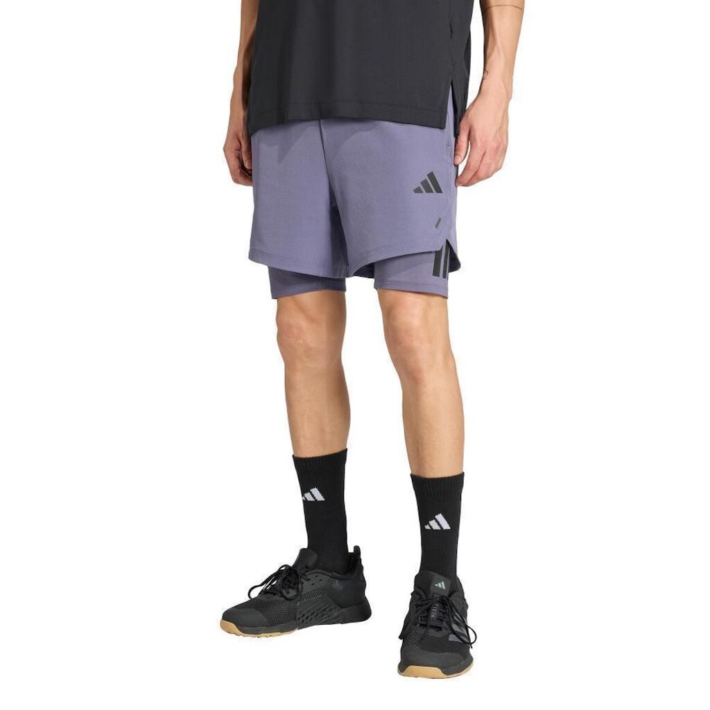 Short Adidas Power 2 em 1 Masculino