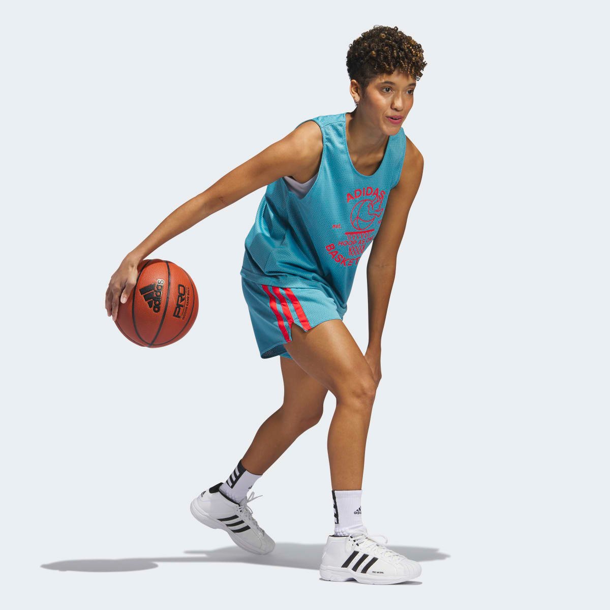Short Adidas Select 3 Stripes Feminino - 5