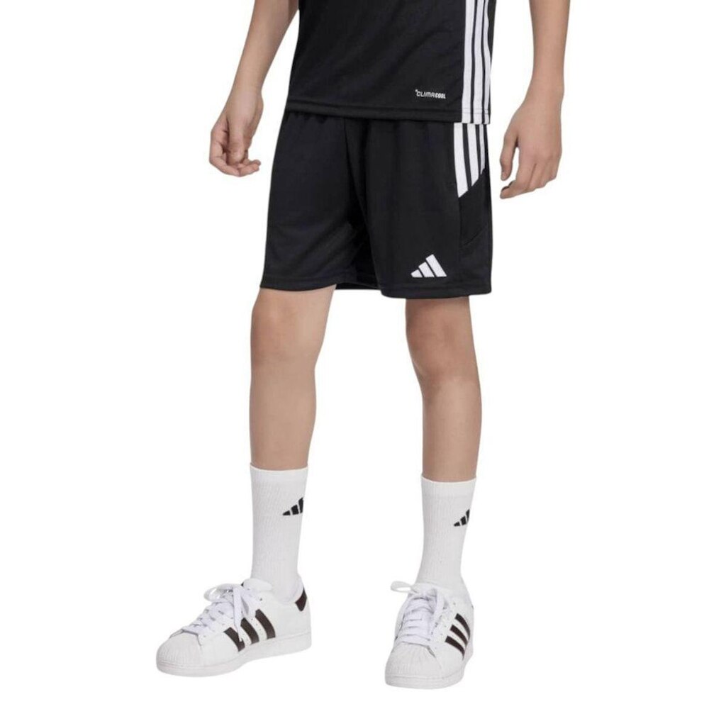 Short Adidas Tiro 26 Essentials Infantil - Preto 15-16