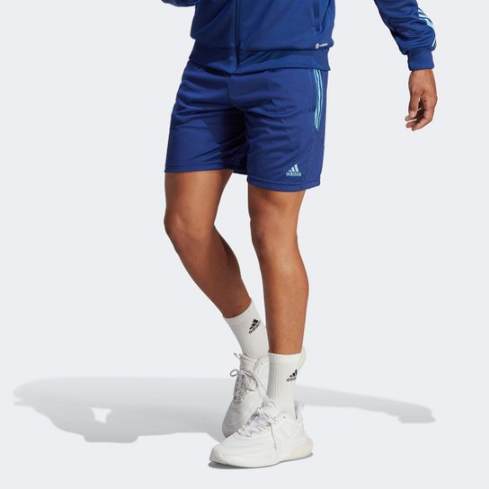 Short Adidas Tiro Masculino - Azul Claro Menor preço em Short Adidas Tiro Masculino - Azul Claro