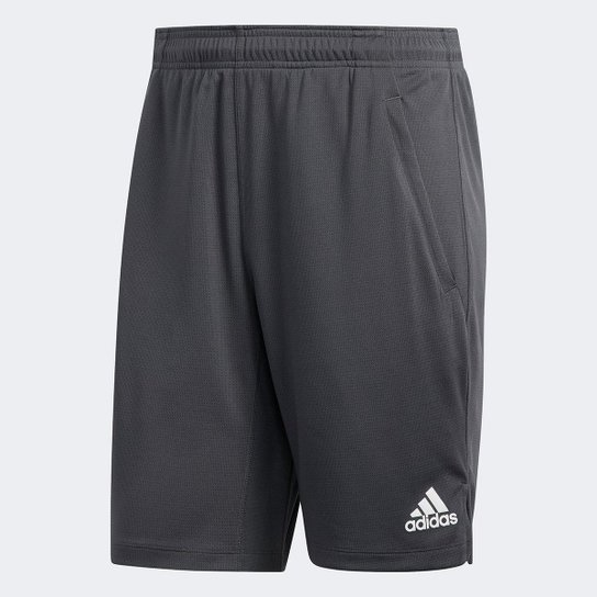 Short Adidas Training 9-Inch Masculino - Cinza Menor preço em Short Adidas Training 9-Inch Masculino - Cinza