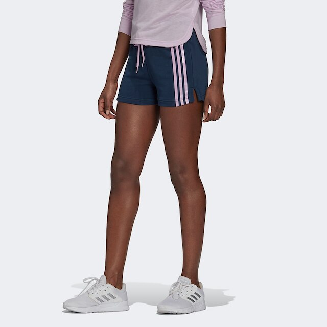 Short Adidas Uforu Feminino - Marinho+Lilás Menor preço em Short Adidas Uforu Feminino - Marinho+Lilás