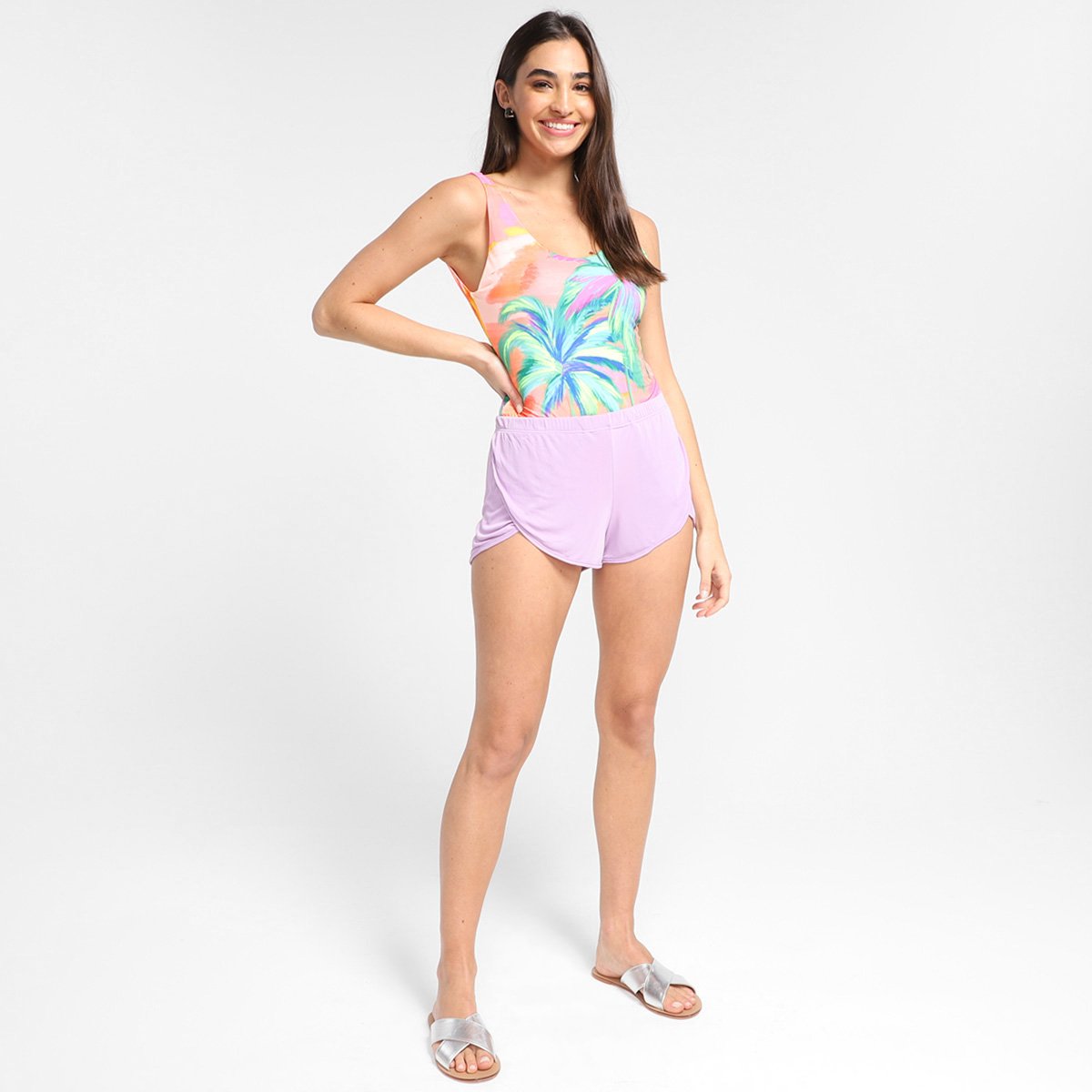 Short Água Doce Microfibra Beach Feminino - 3