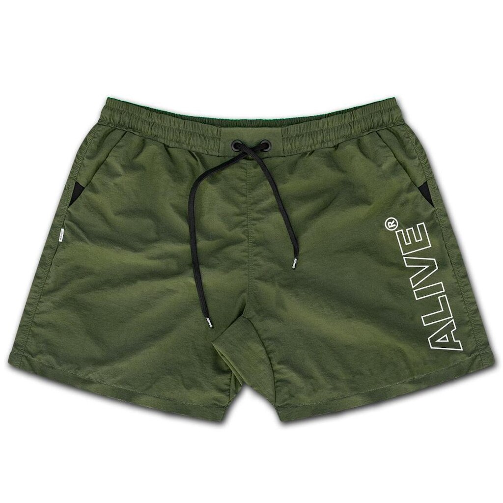 Short Alive Big Logo Verde