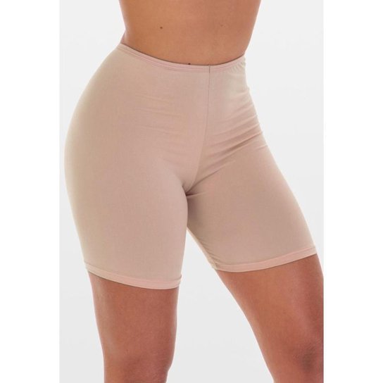 Short Anágua Modelador Básico Segunda Pele - Bege Menor preço em Short Anágua Modelador Básico Segunda Pele - Bege