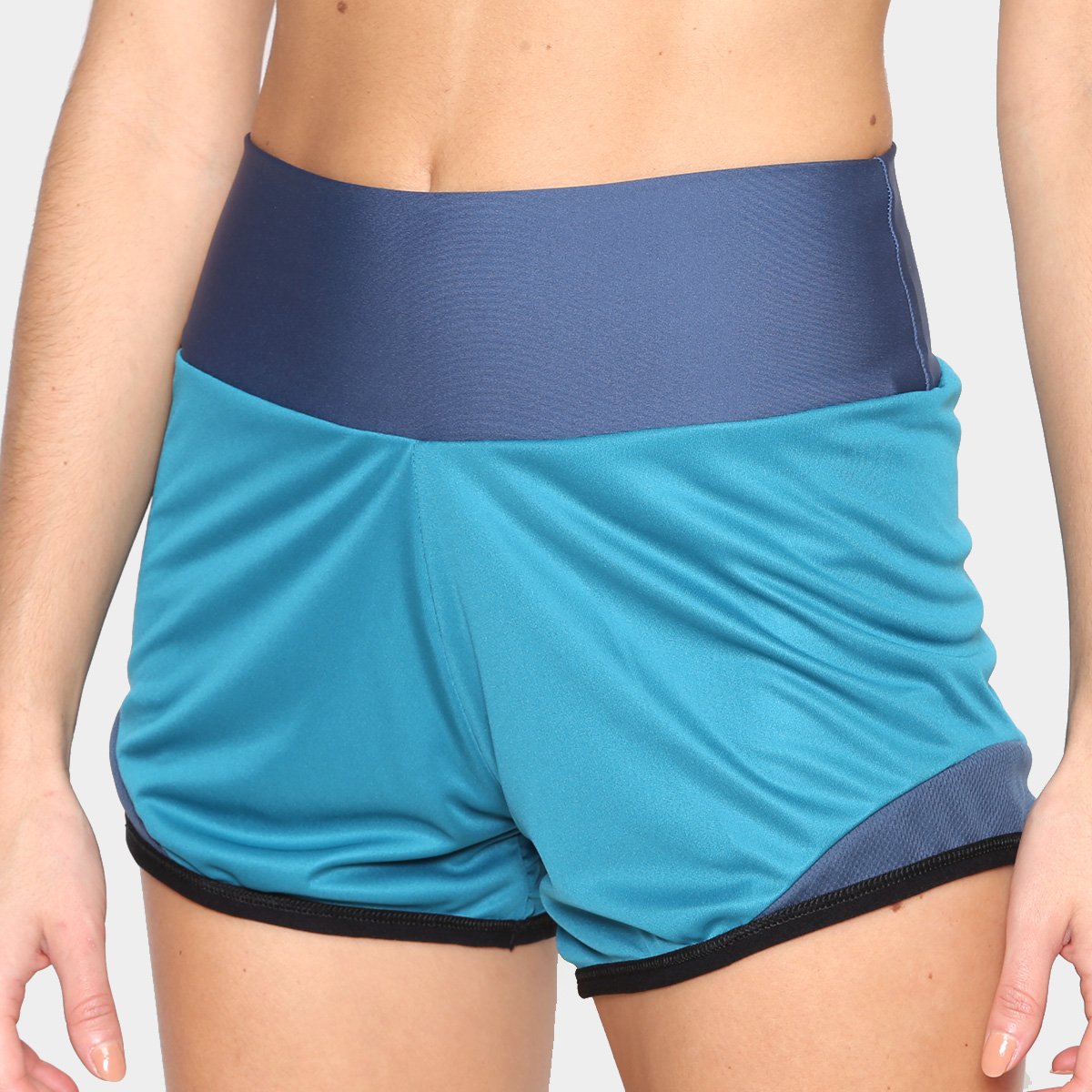 Short Área Sports Dupla Face Leaf Feminino - 1