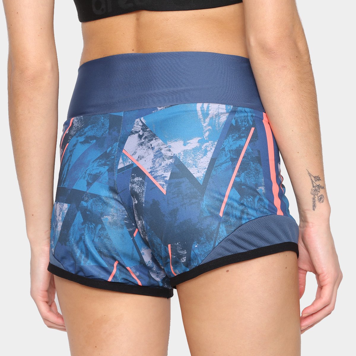 Short Área Sports Dupla Face Leaf Feminino - 2