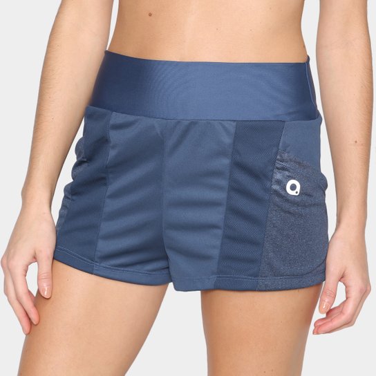 Short Área Sports Focal Feminino - Azul Menor preço em Short Área Sports Focal Feminino - Azul