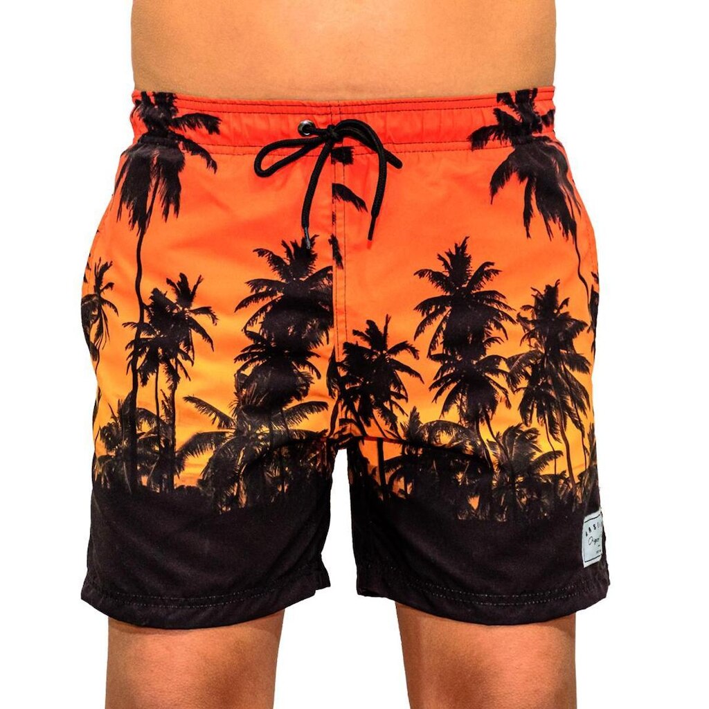 Short Arsenal Sw Coqueiros Fire Preta G