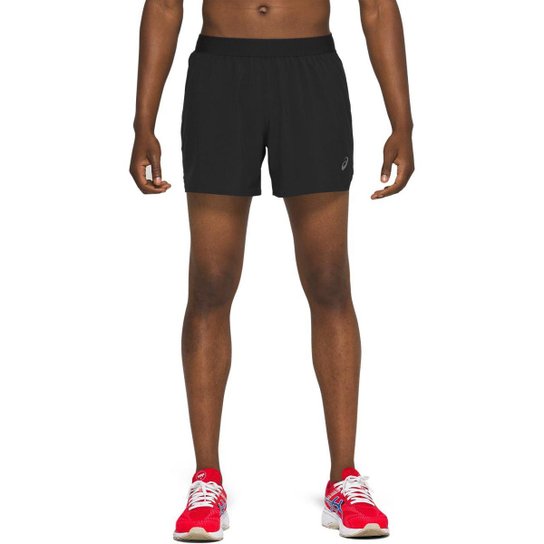 Short ASICS Performance Road 5in - Masculino - Preto Menor preço em Short ASICS Performance Road 5in - Masculino - Preto