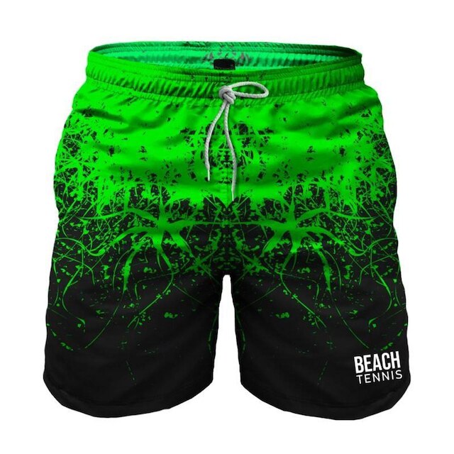 Short Beach Tennis Green Tactel Masculino com Bolsos - Preto é boa?