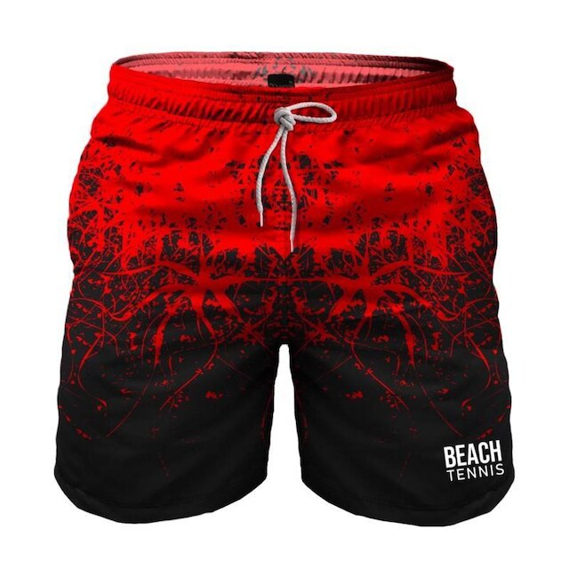 Short Beach Tennis Red Tactel Masculino com Bolsos - Preto é boa?