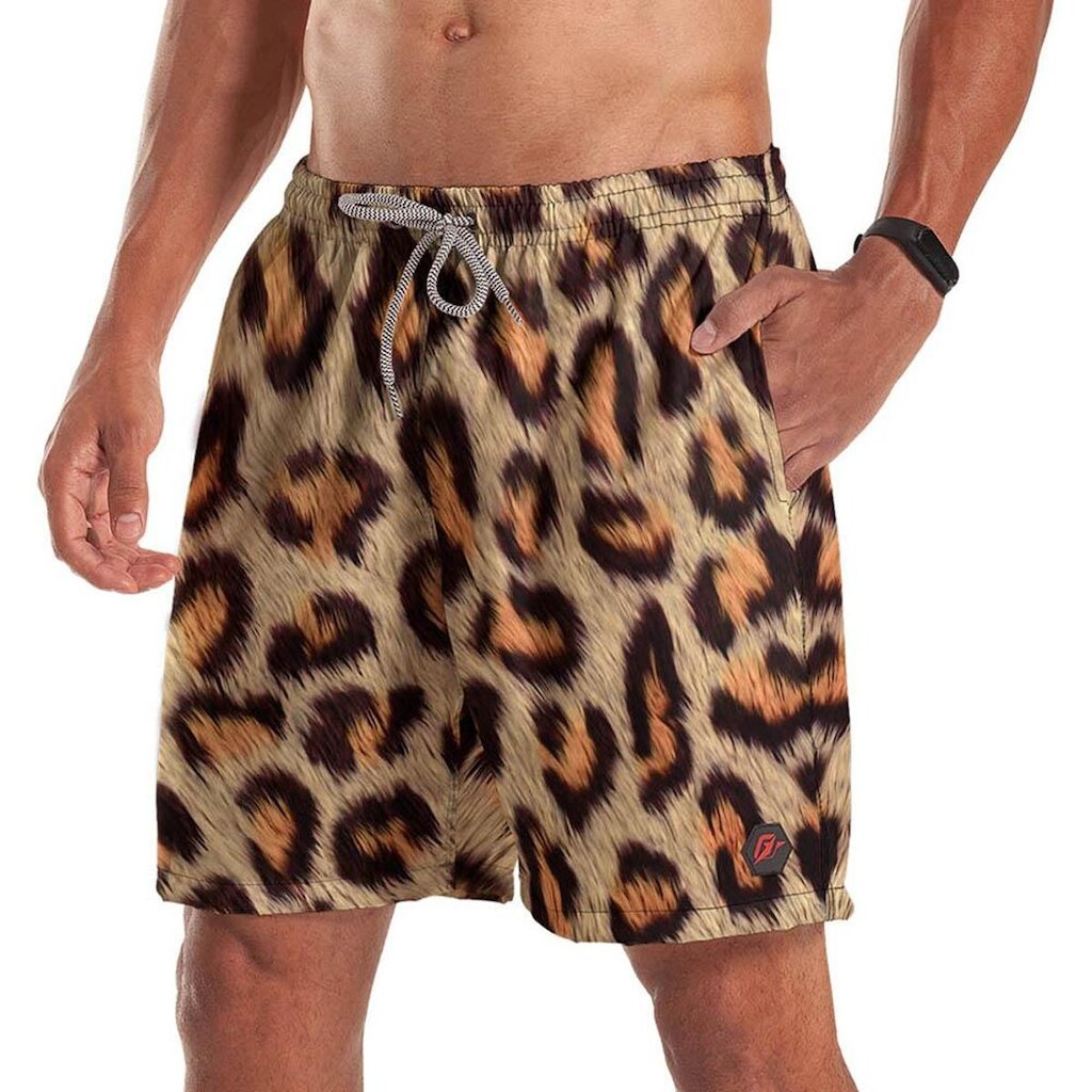 Short Bermuda Animal Print Onça