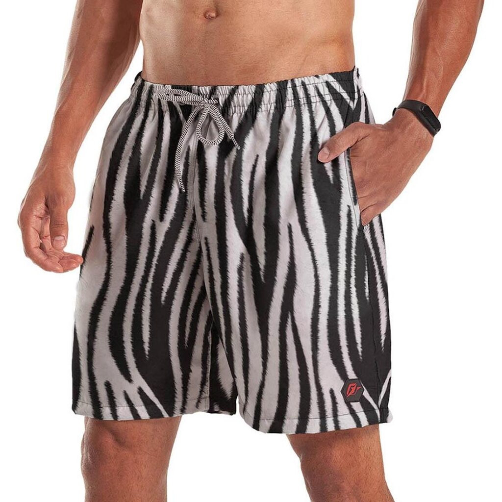 Short Bermuda Animal Print Zebra