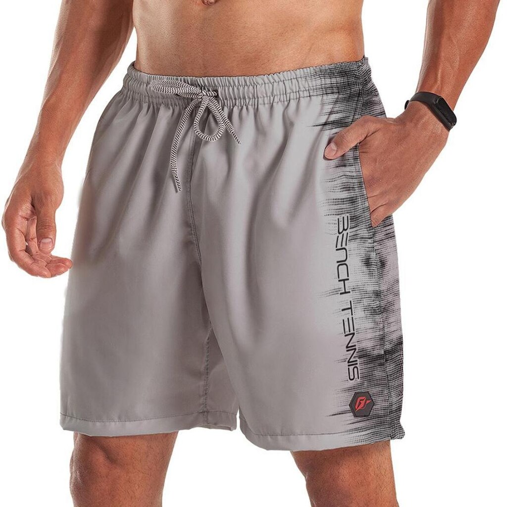Short Bermuda Beach Tennis Tecnodots Cinza