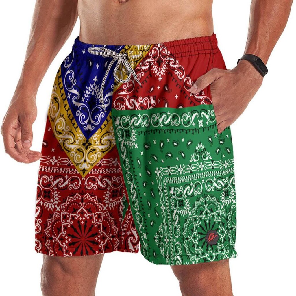 Short Bermuda Estampa Lenço Paisley 1
