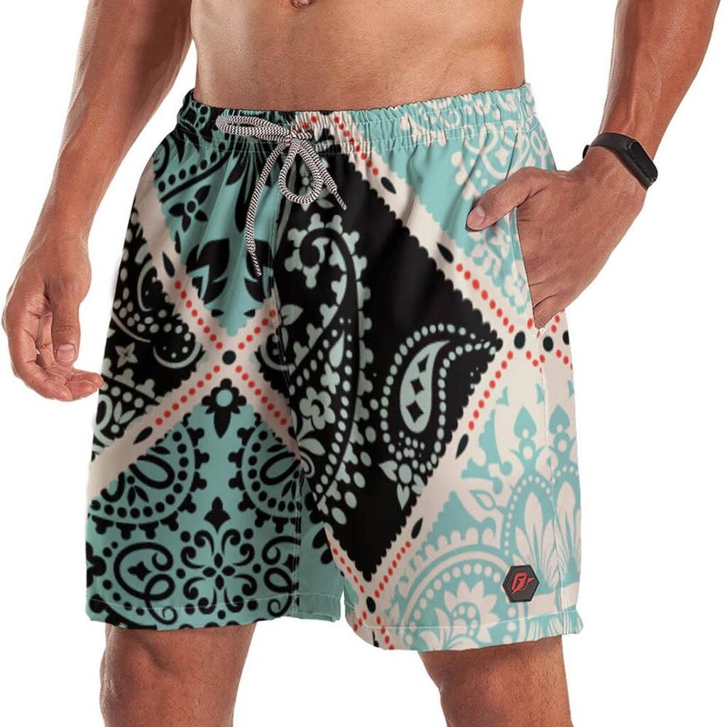 Short Bermuda Estampa Lenço Paisley 3