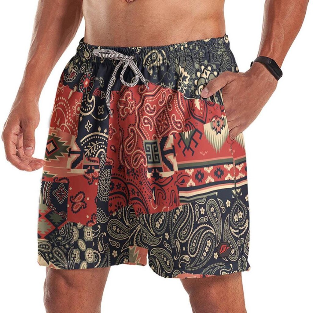 Short Bermuda Estampa Lenço Paisley 7