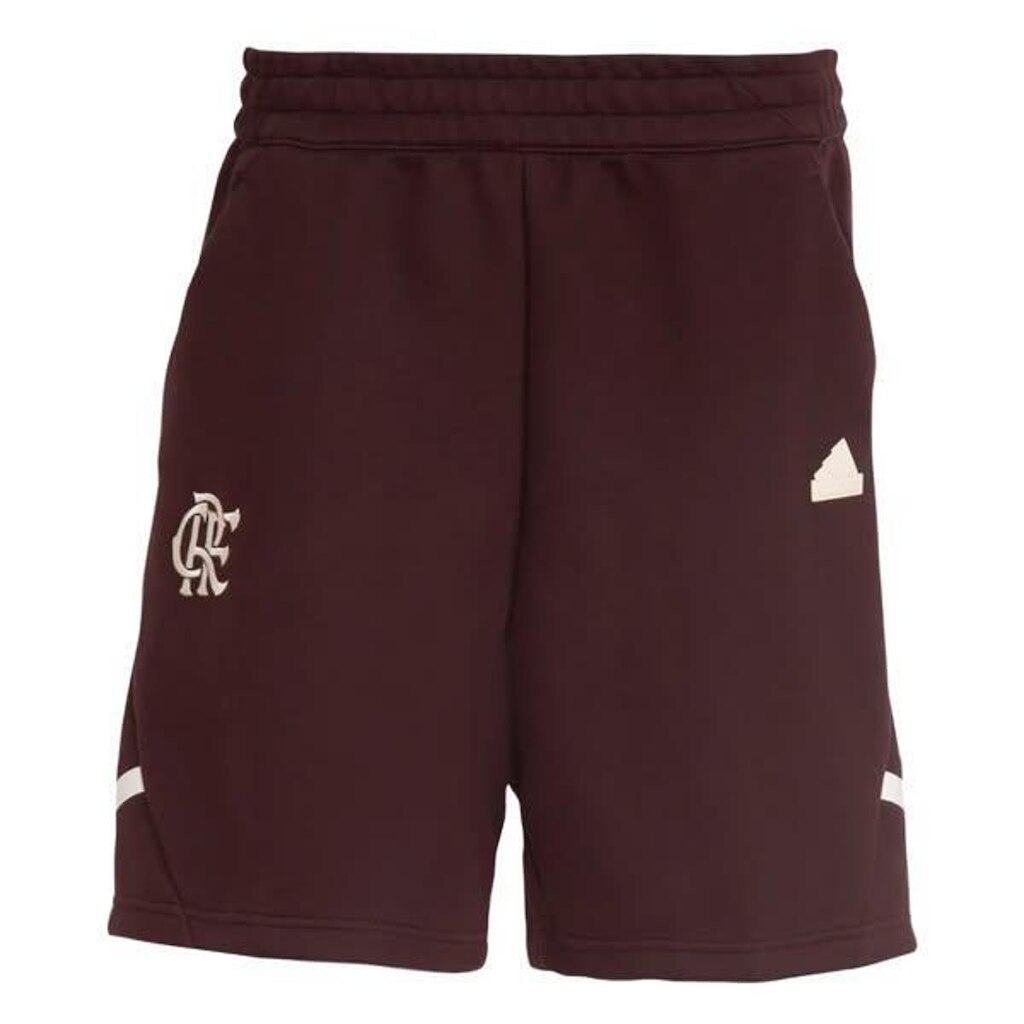 Short Bermuda Flamengo Adidas Gameday Marrom IM5357