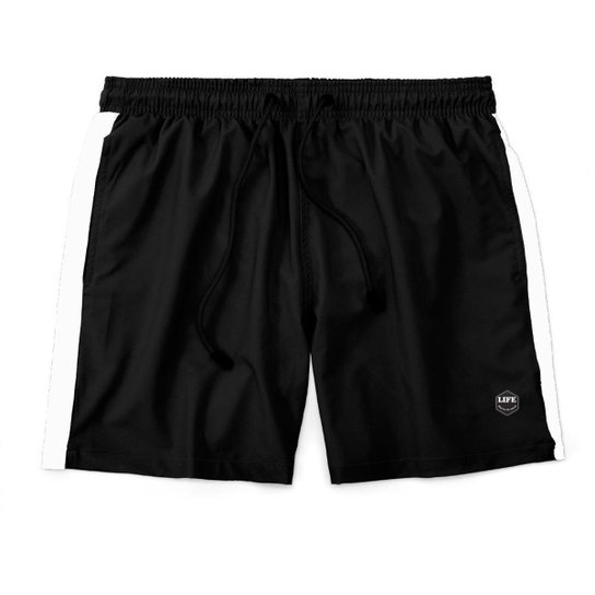 Short Bermuda Life Masculino Casual Básico Mauricinho Tactel - Preto é ruim? Short Bermuda Life Masculino Casual Básico Mauricinho Tactel - Preto é boa?