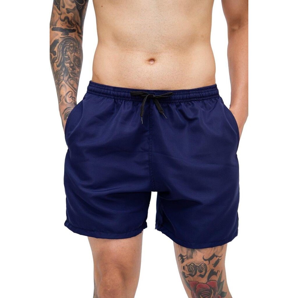Short Bermuda Life Masculino Casual Básico Tactel Gin Tropical Versátil