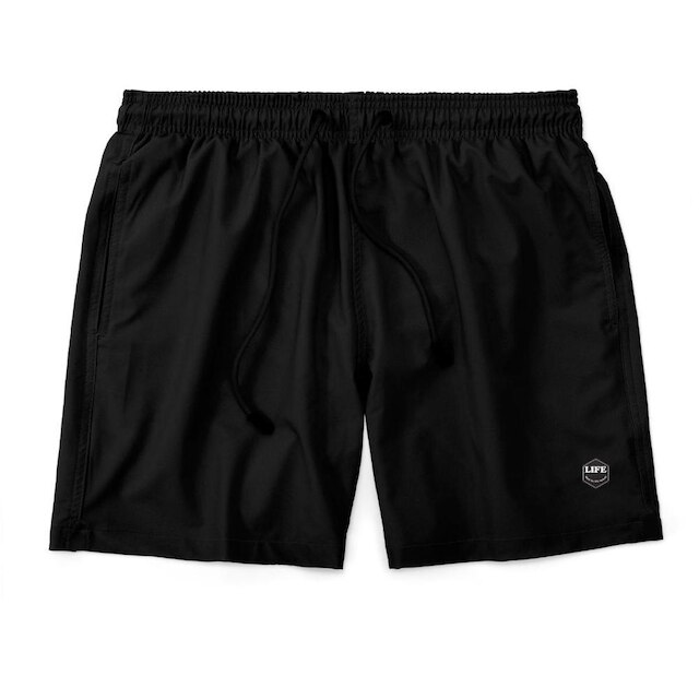 Menor preço em Short Bermuda Masculino Básico Mauricinho Tactel - Preto
