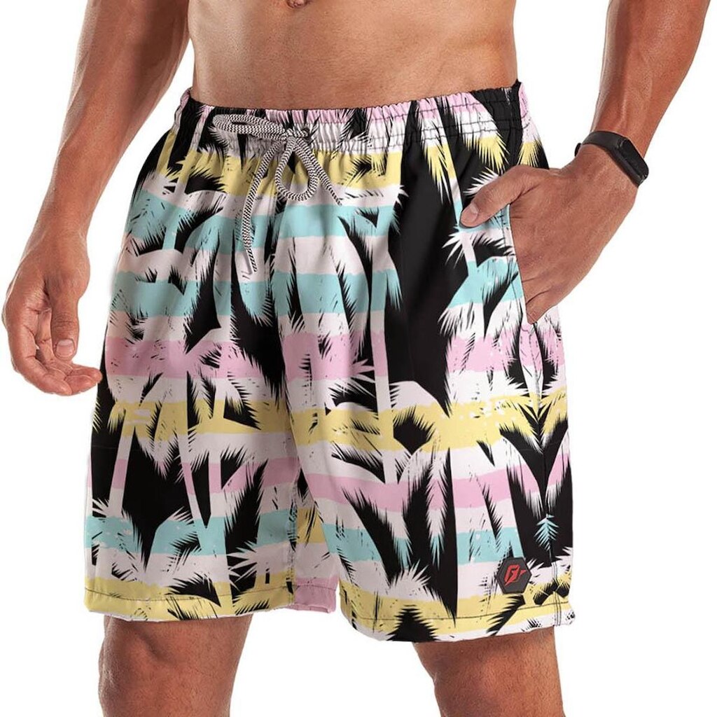Short Bermuda Palmeiras Summer Stripes